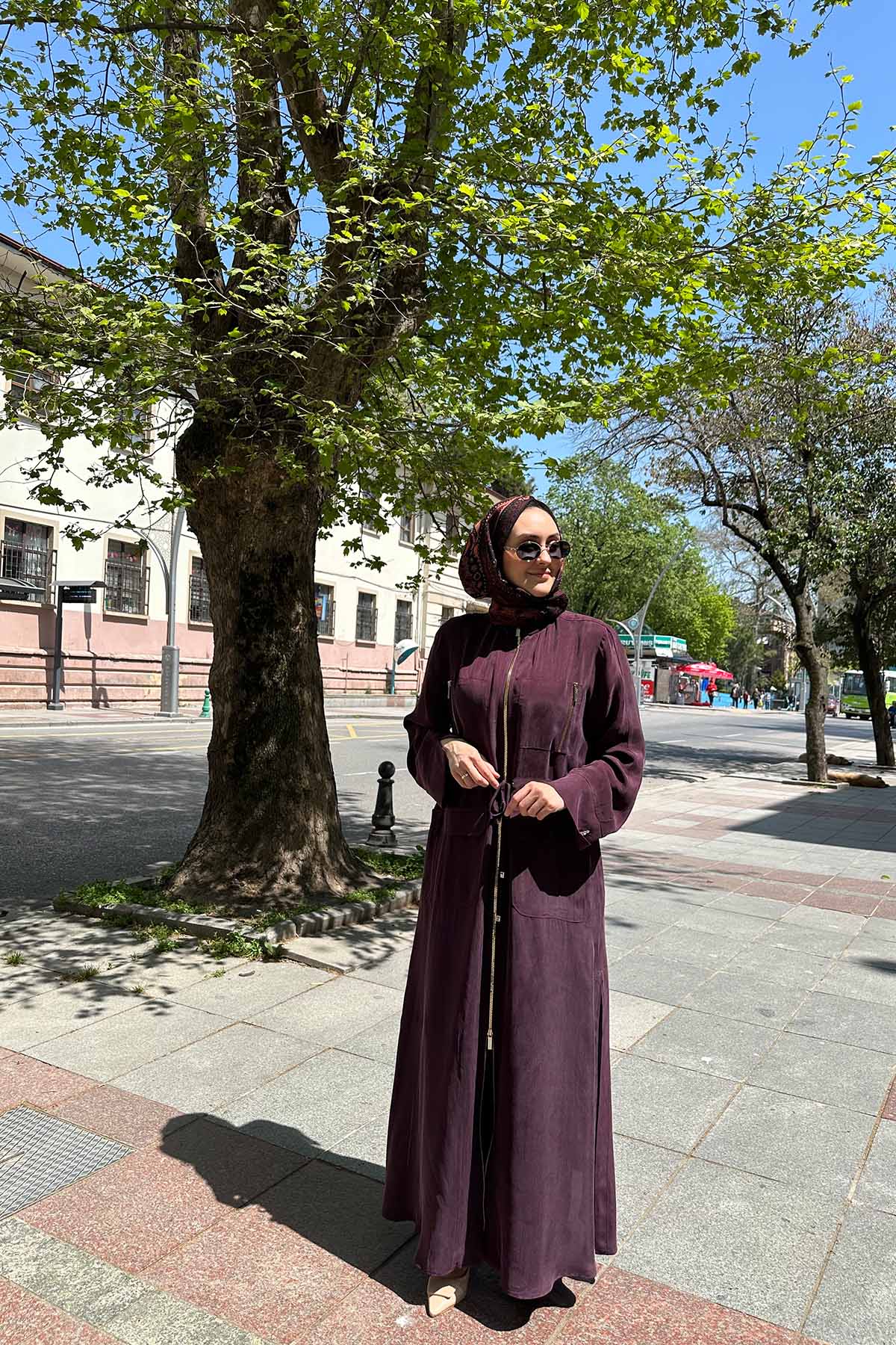BELİ BÜZGÜLÜ CEPLİ CUPRA KAP