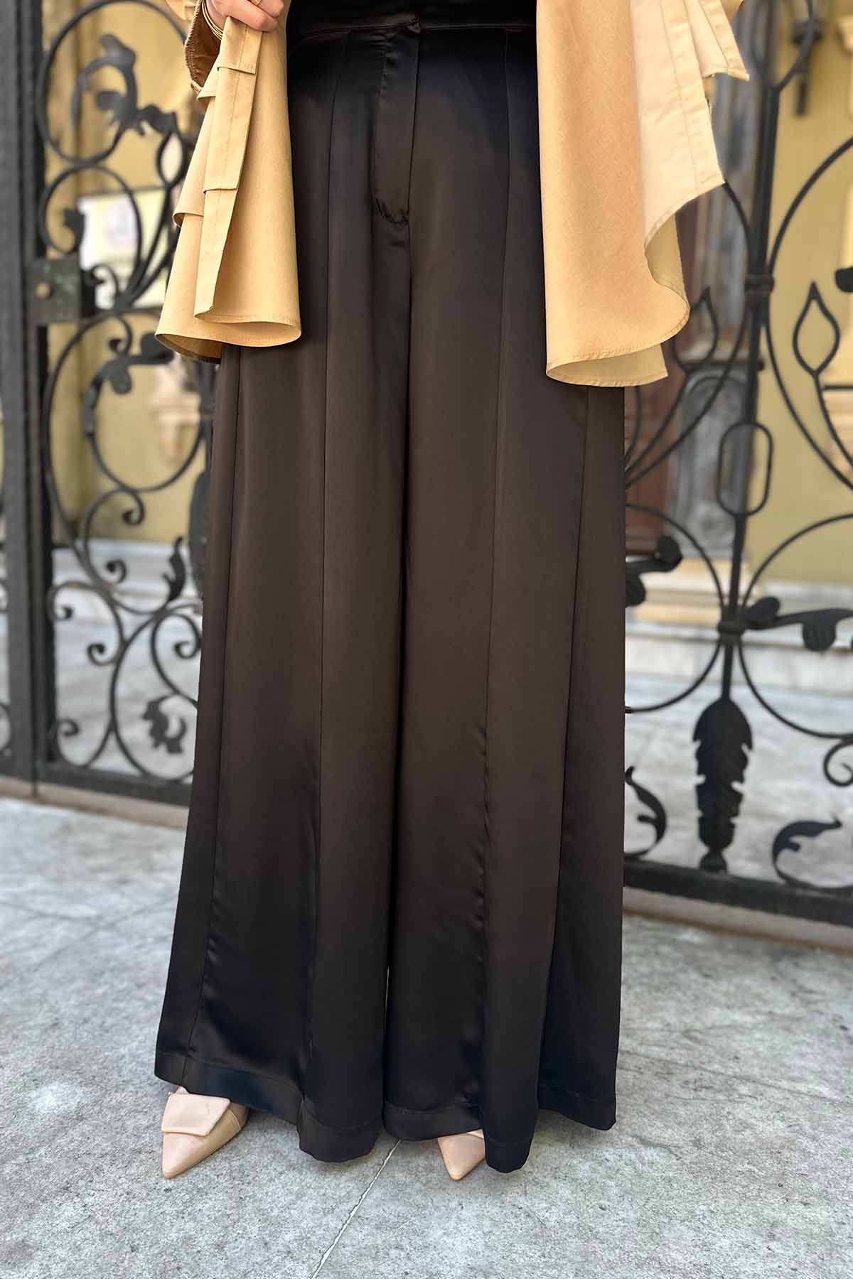 İPEK SATEN BOL PAÇA PANTOLON