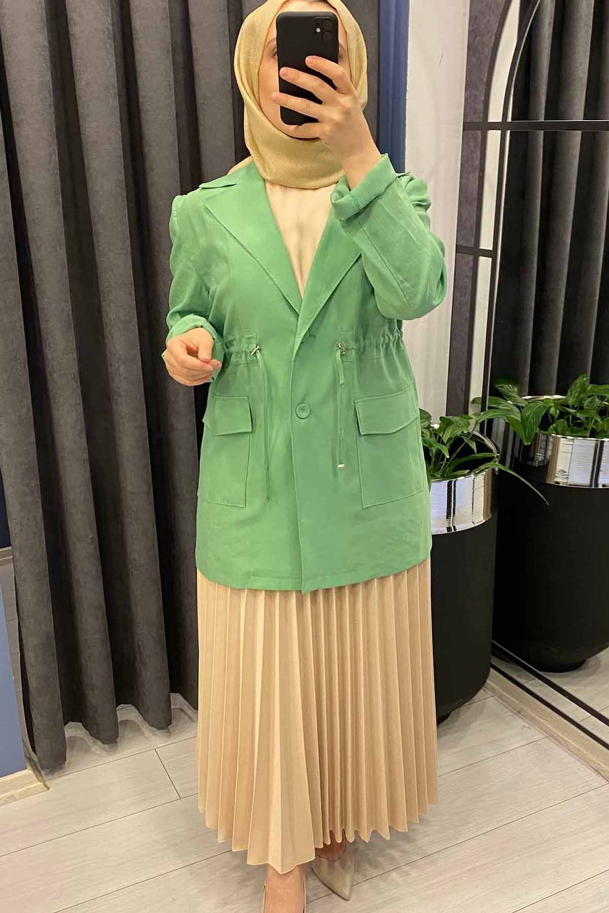 BELDEN BÜZGÜLÜ CEKET