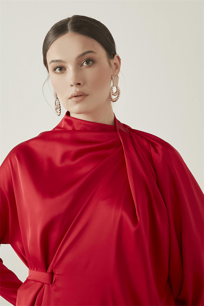 DRAPE ELBİSE