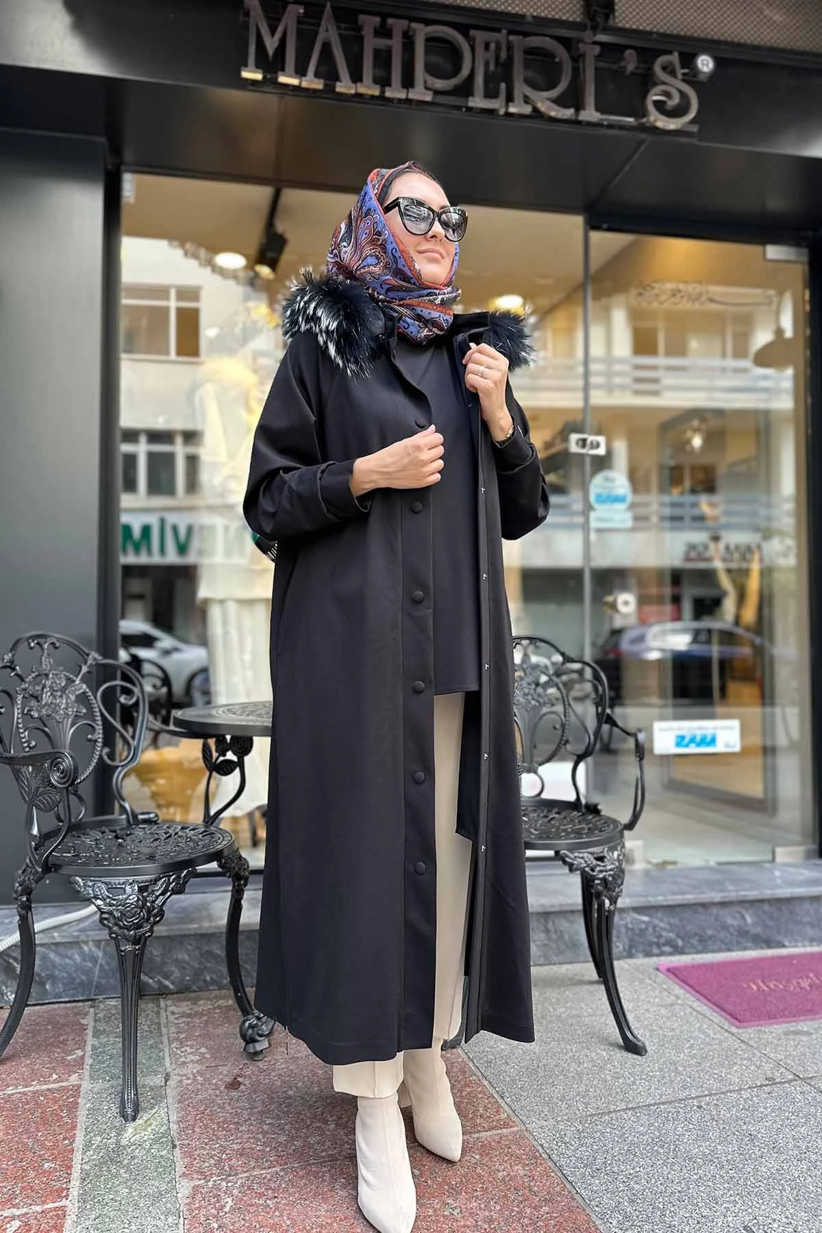 KAPŞONLU KÜRKLÜ SAFOR KAP