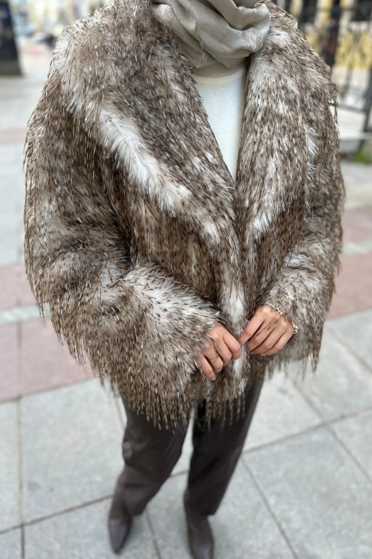 SUNİ KÜRK KISA KABAN