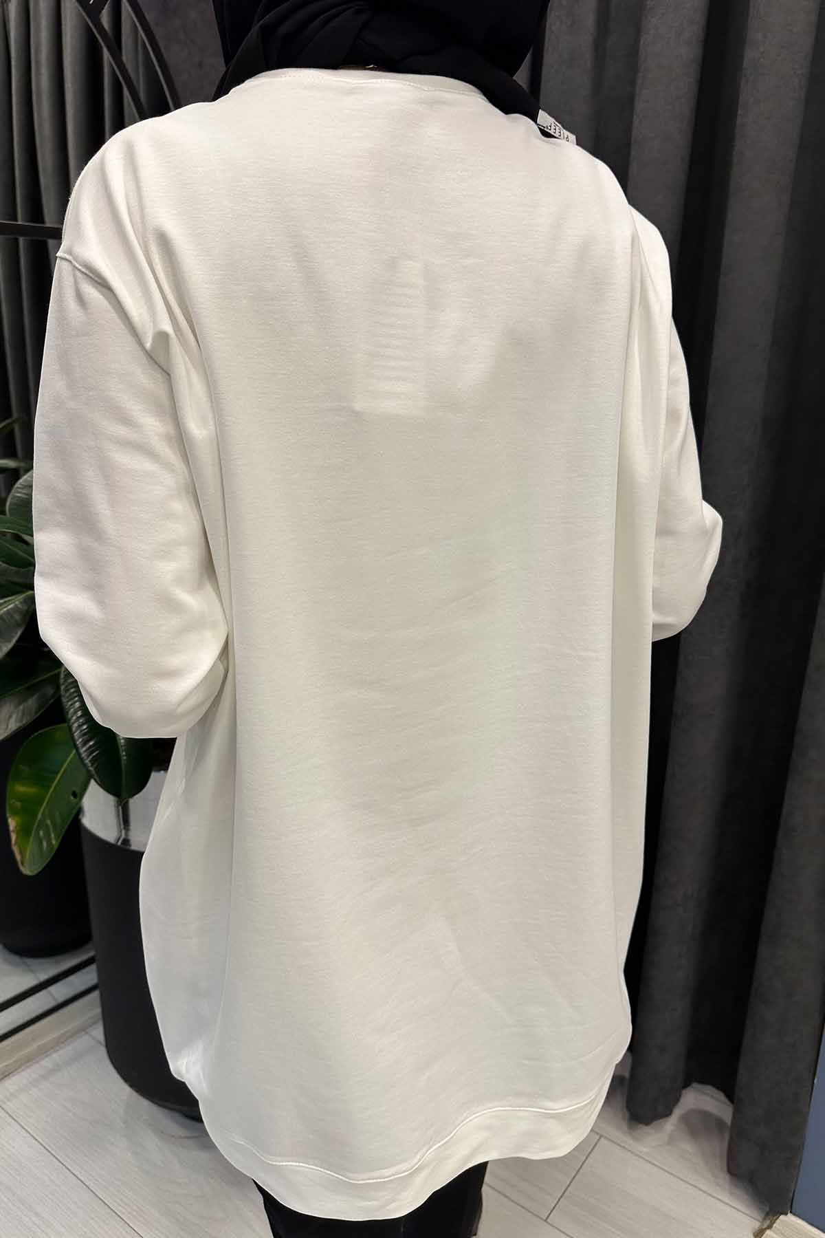 SMİLE ONE ALWAYS BASKILI SWEAT