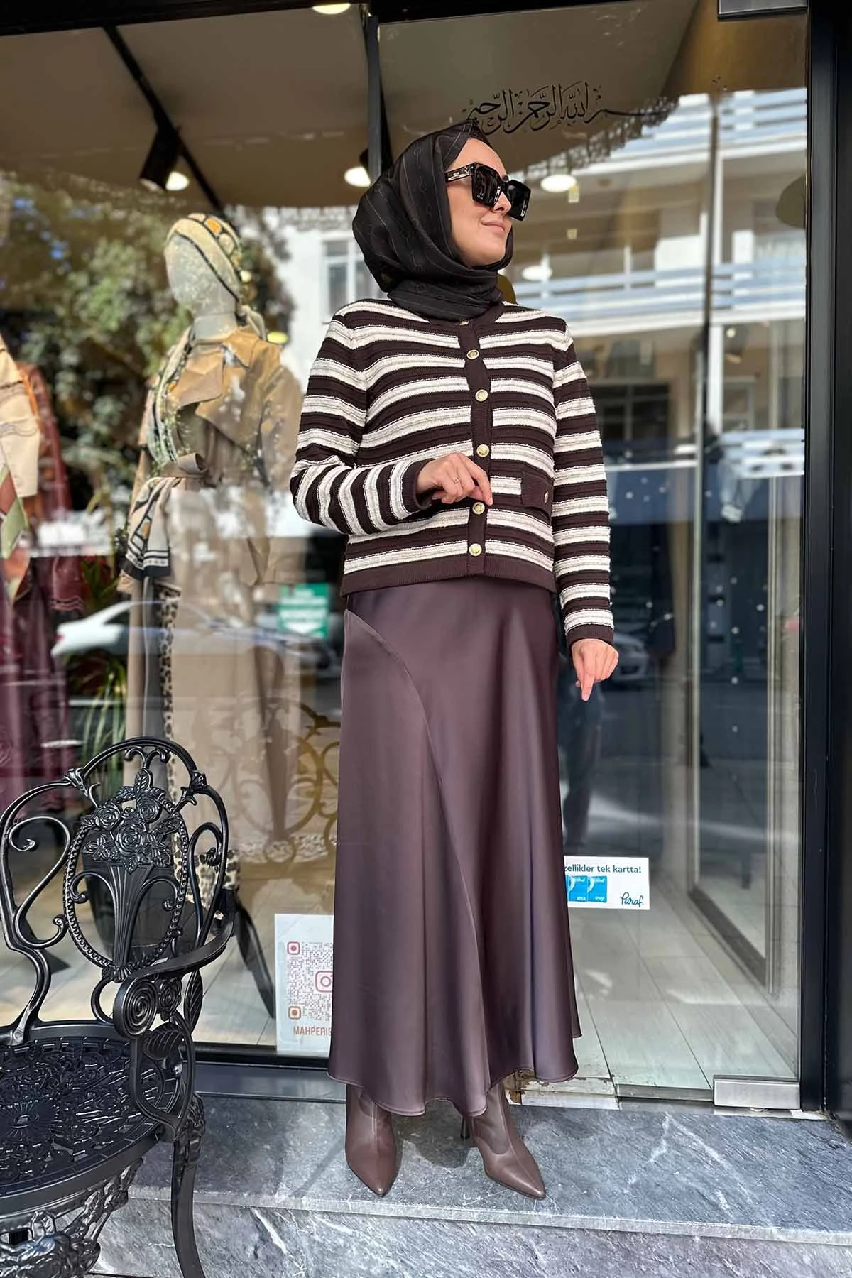 ÇİZGİLİ TRİKO HIRKA