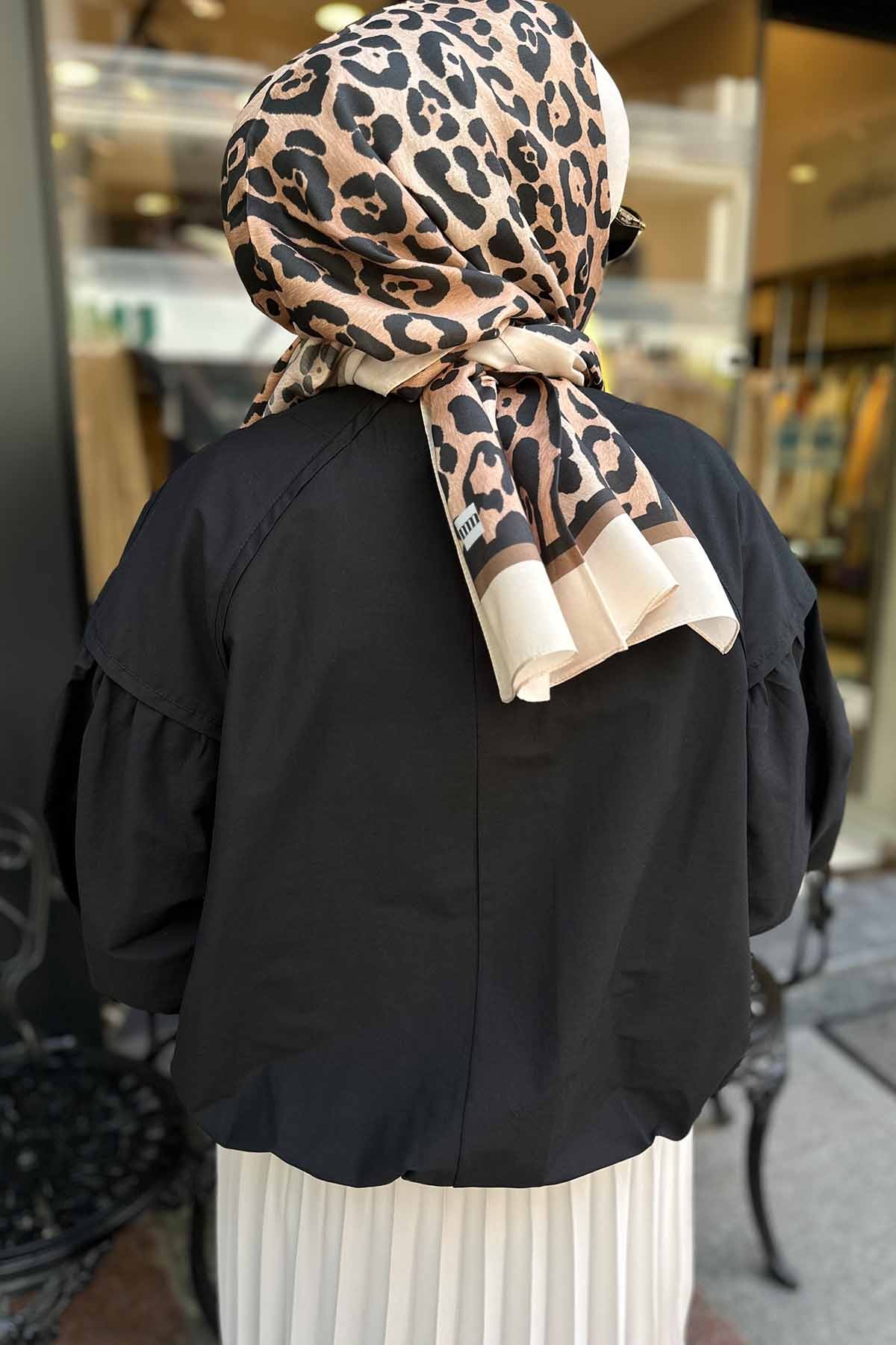 BEİGE LEOPARD ŞAL