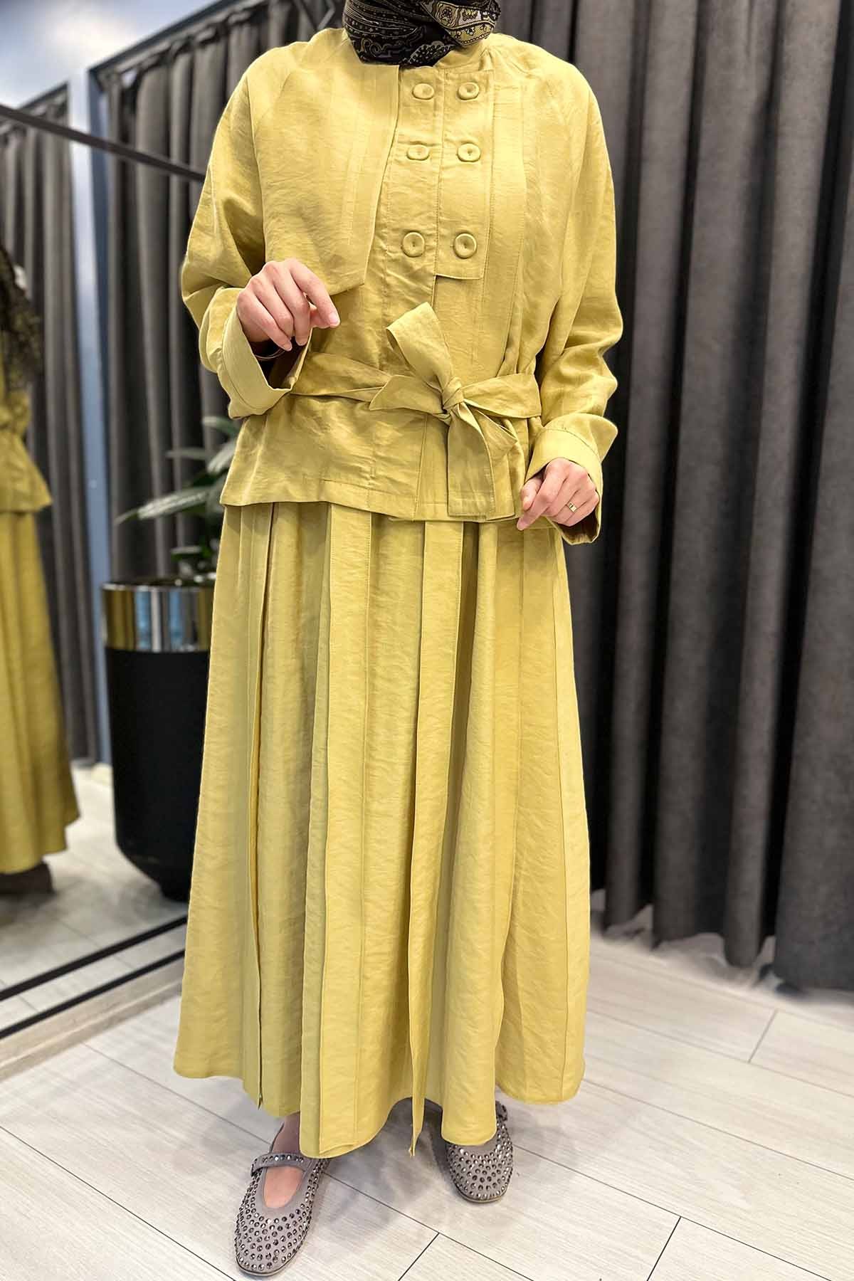 ÇİFT PATLI RÜZGARLI DETAYLI KISA PASION CEKET
