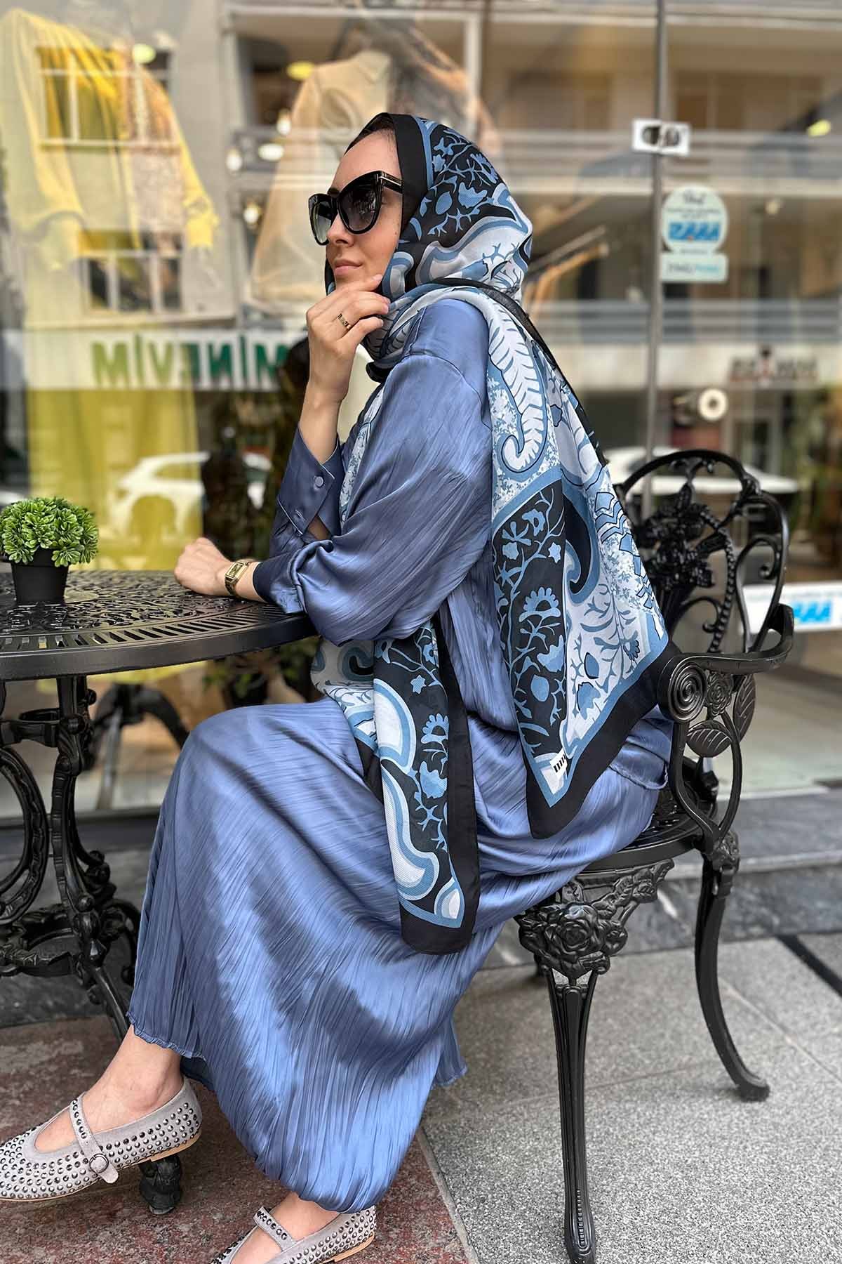 BLUE ABELİA ŞAL