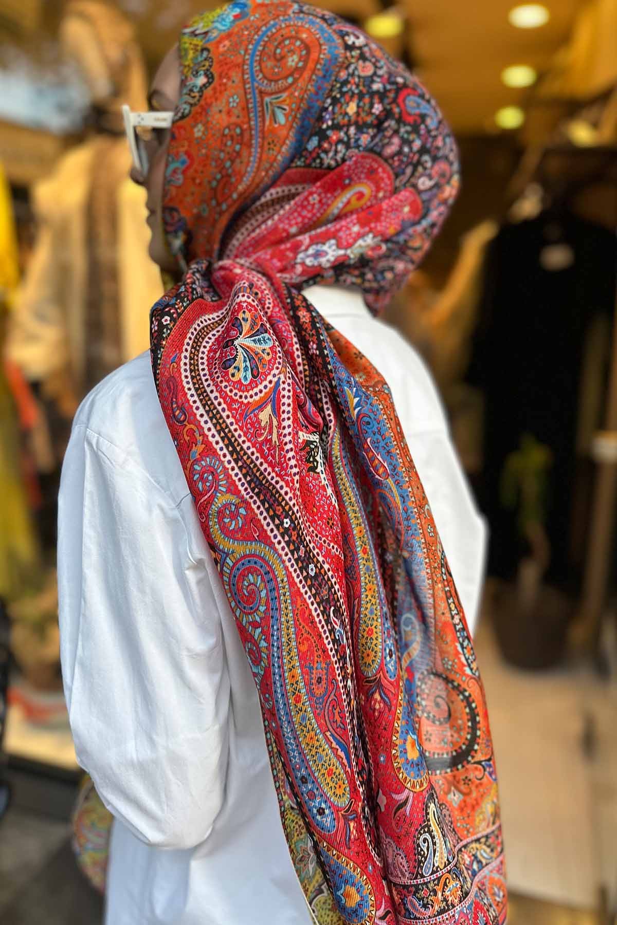 ETHNİC ROSE ŞAL