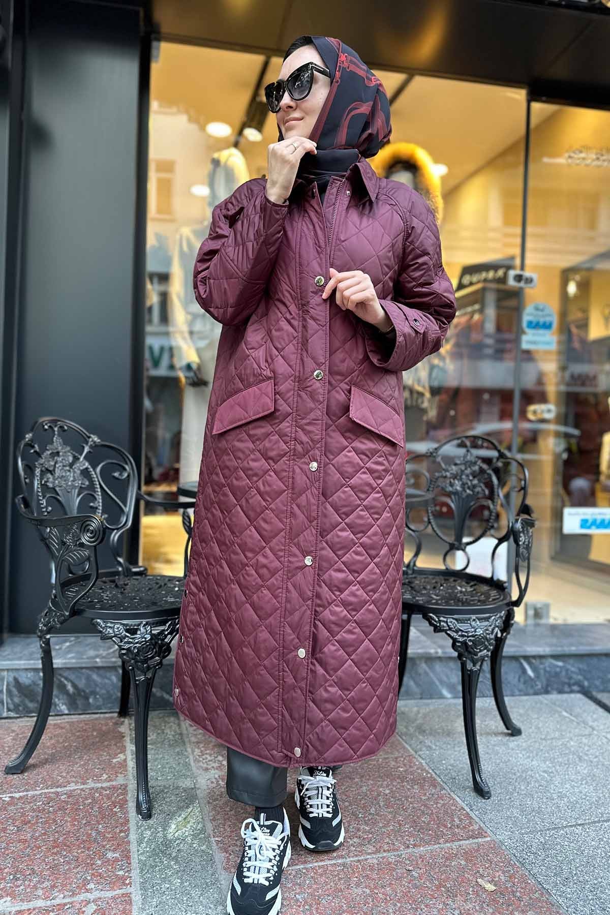 RUBY UZUN KAPİTONE MONT