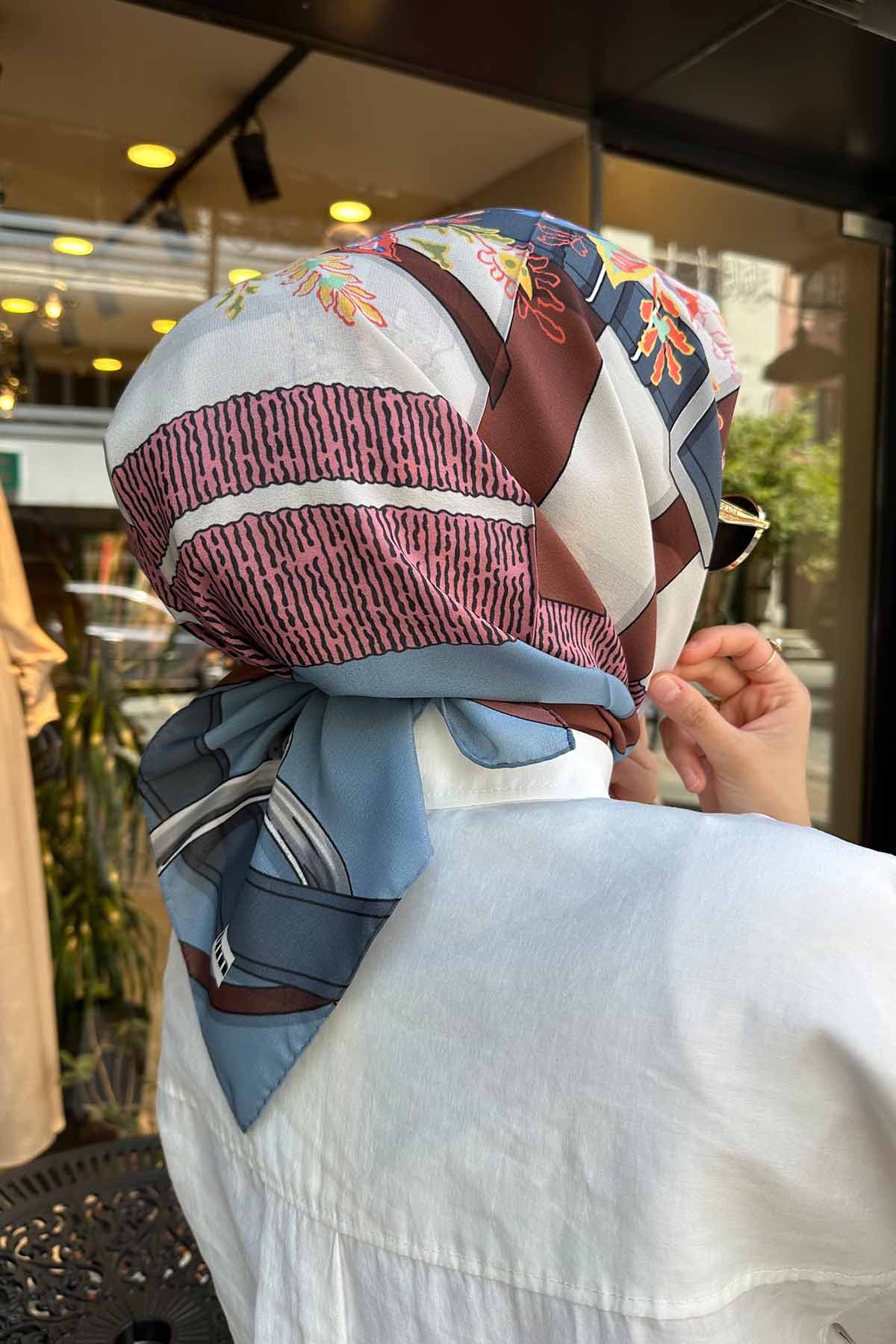 BLUE BELVİA SCARF