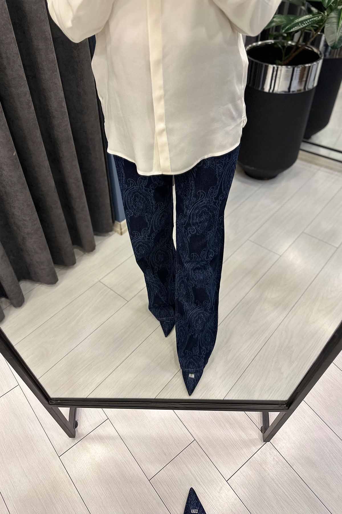 PAİSLEY JEAN PANTOLON