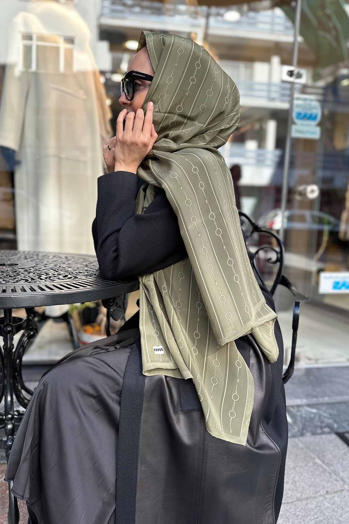 KHAKİ CHAİN ŞAL