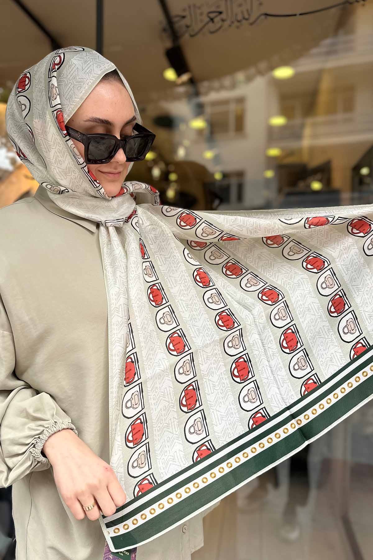 GREEN M BAG ŞAL