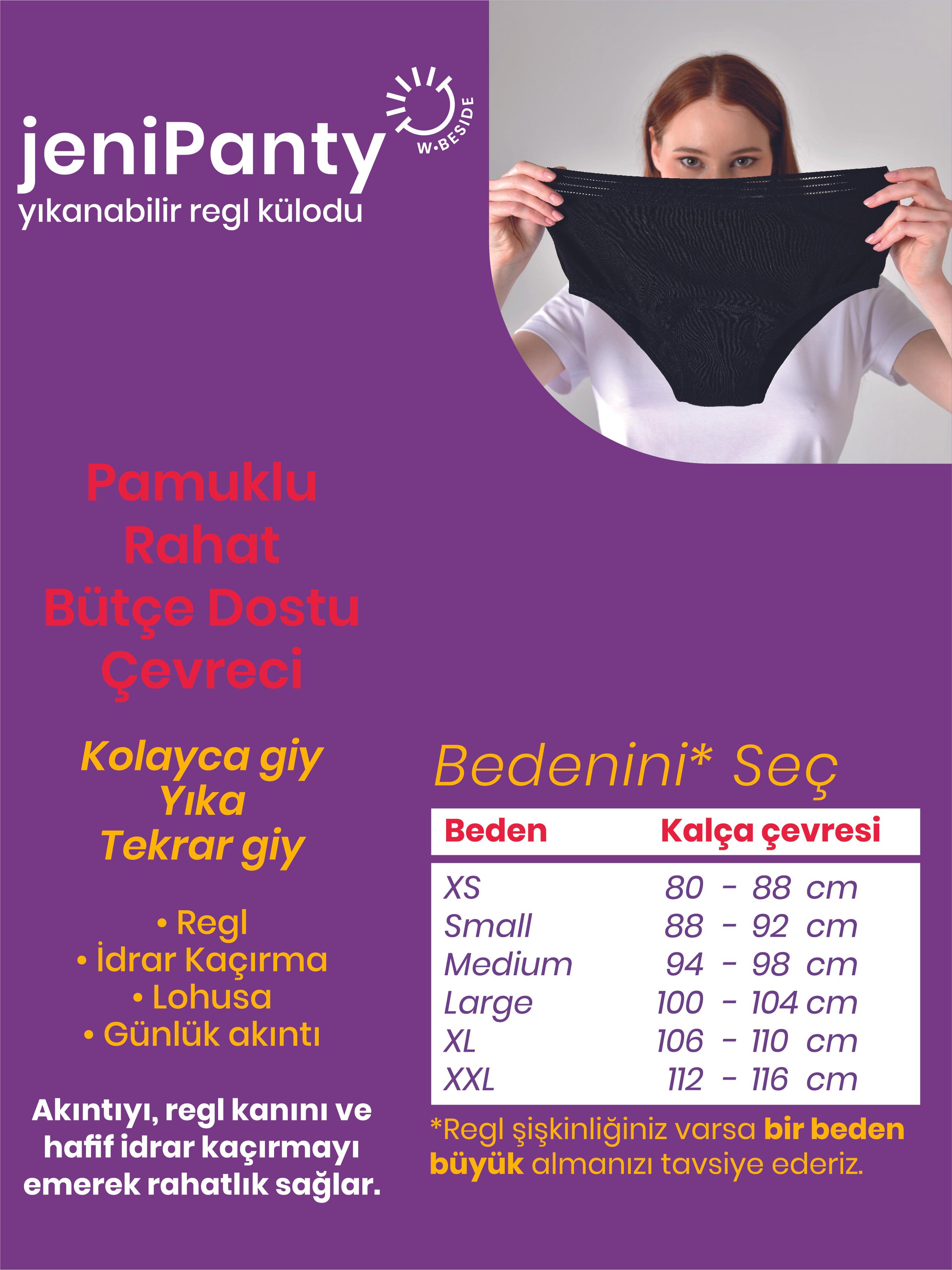 Yıkanabilir Ultra Emici Regl  Külodu 