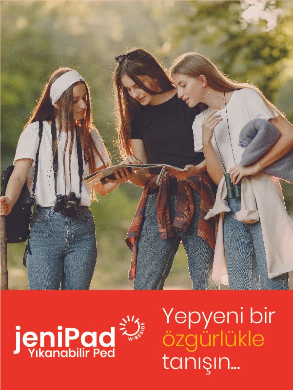 Yıkanabilir Kadın Pedi Ultra Emici Sızdırmaz XL Beyaz 2 Adet