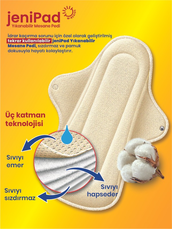 Ultra Emici Yıkanabilir Mesane Pedi 2 Adet