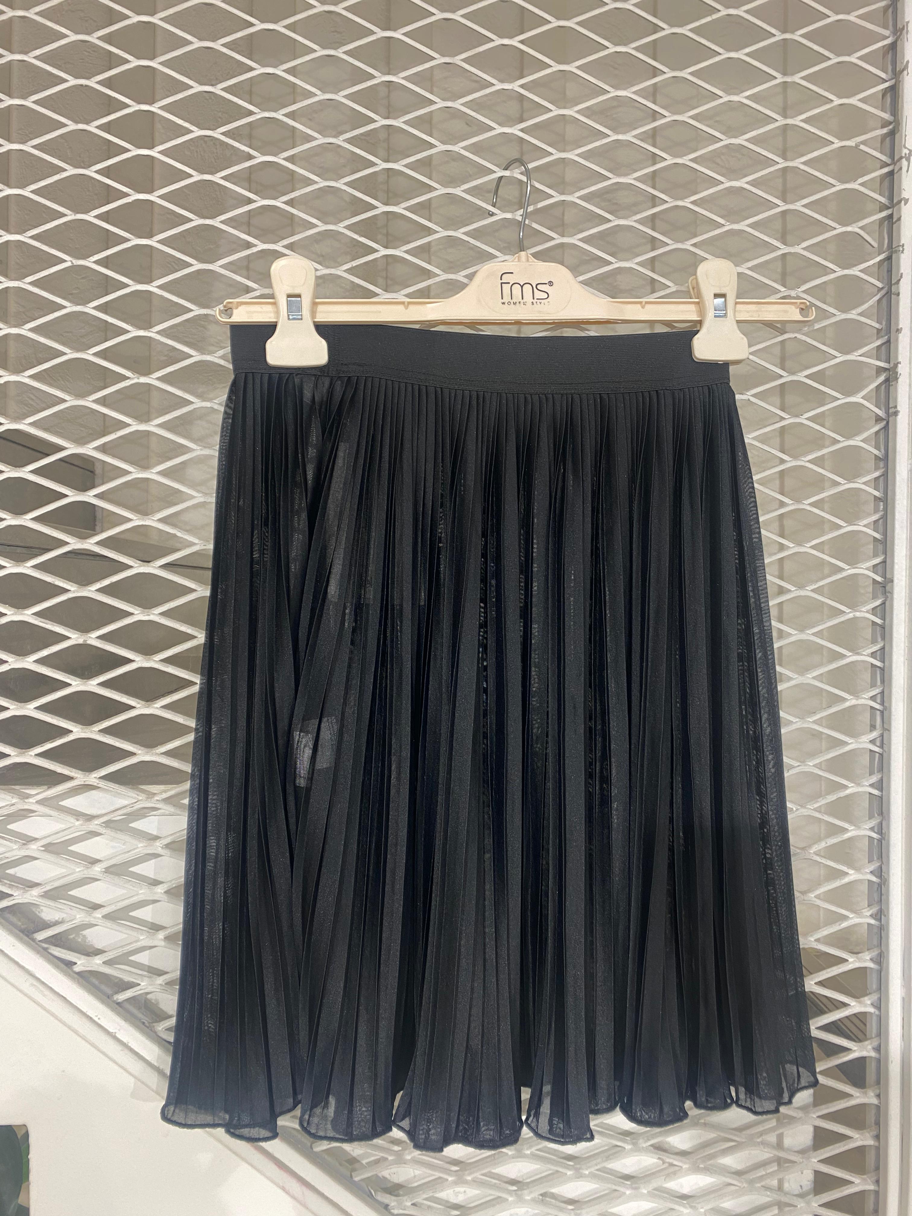 Pileli İçlik Etek Astar