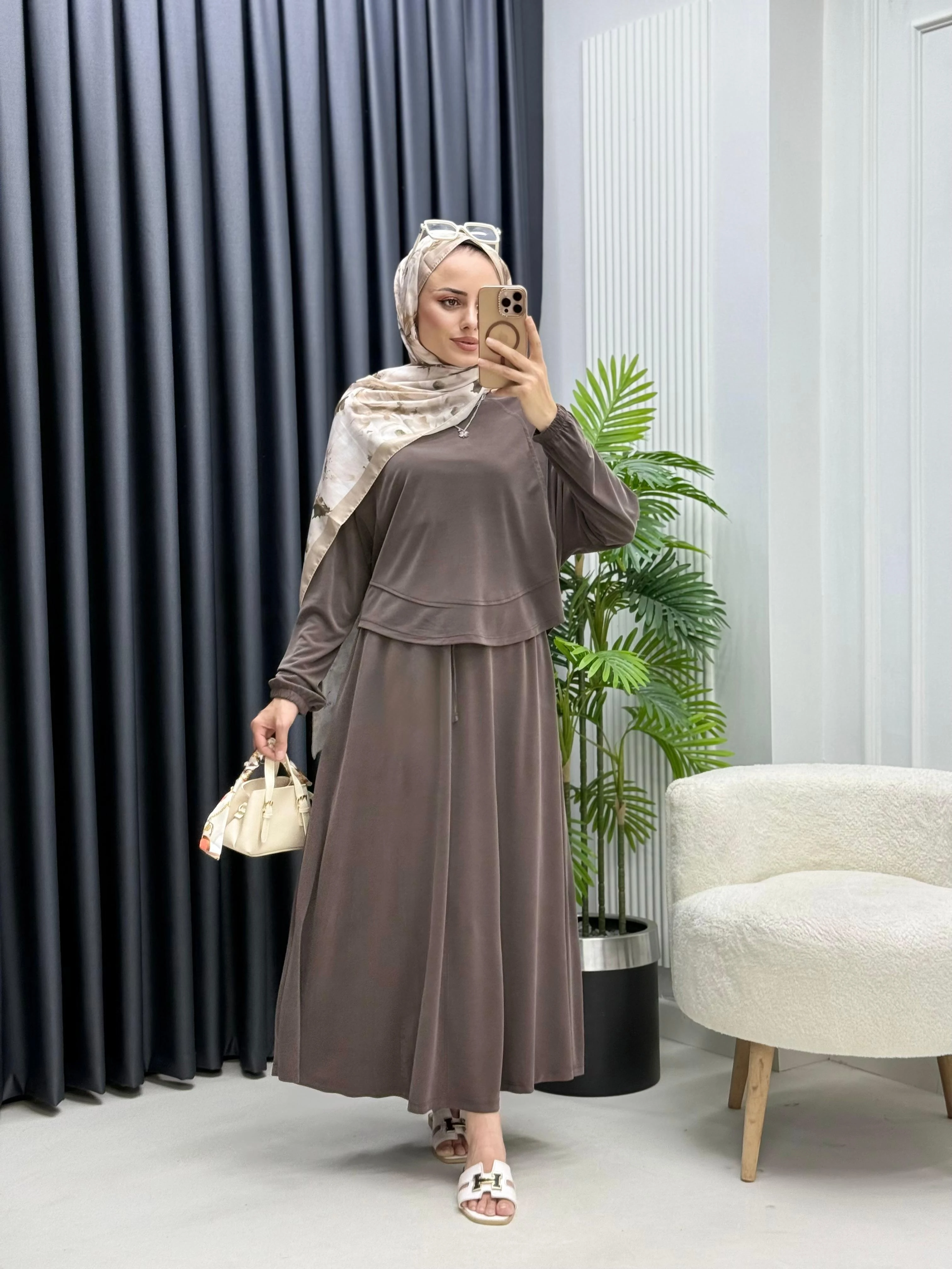 Yarasa Form Etekli Takım