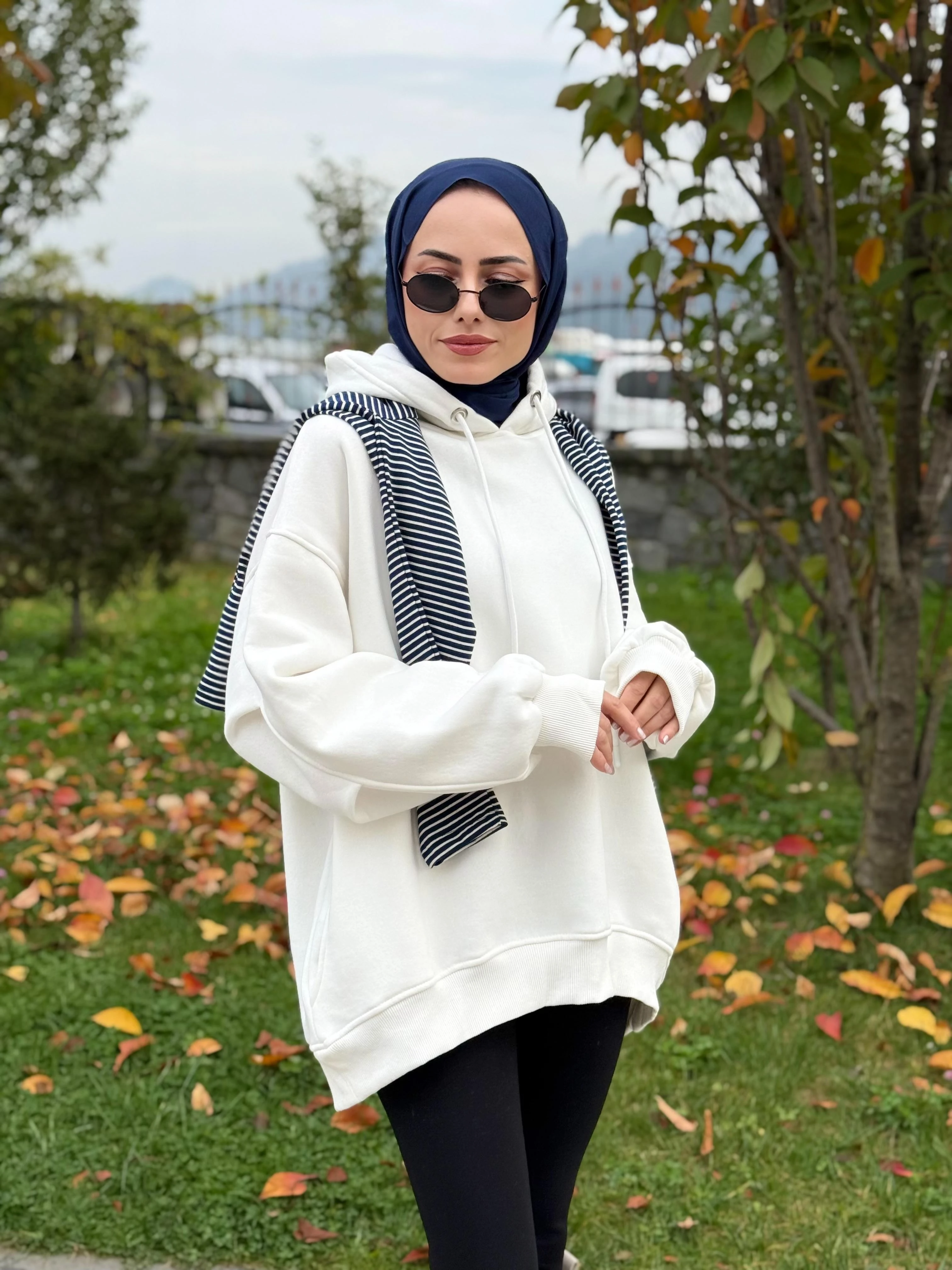Oversize Kapşonlu Sweatshirt