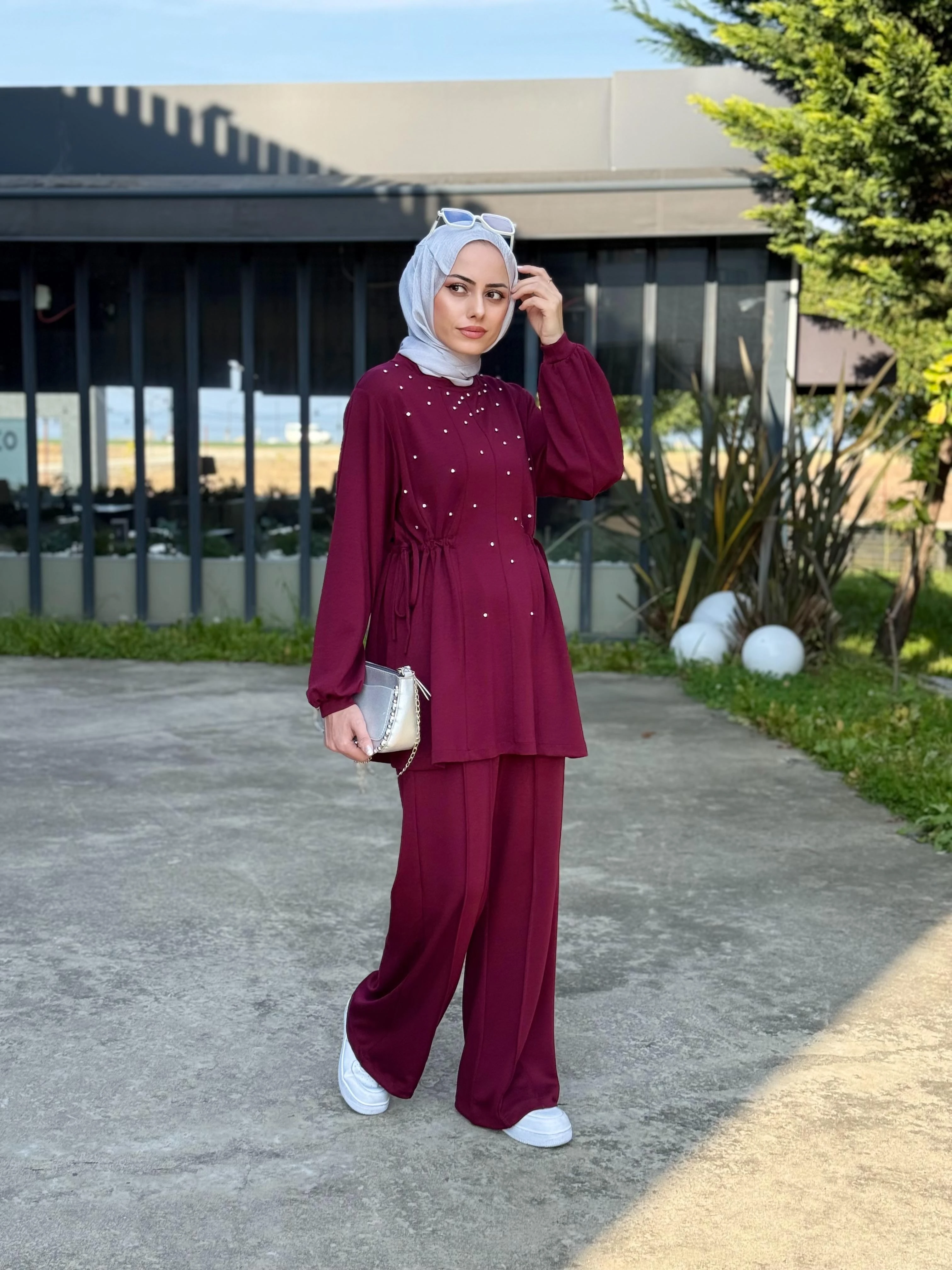 Oysho Tünel Detaylı Taşlı Takım