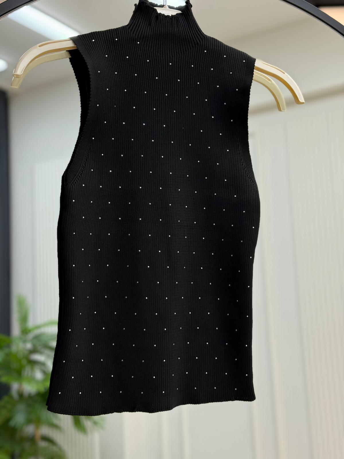 Taşlı Triko Bady Atlet