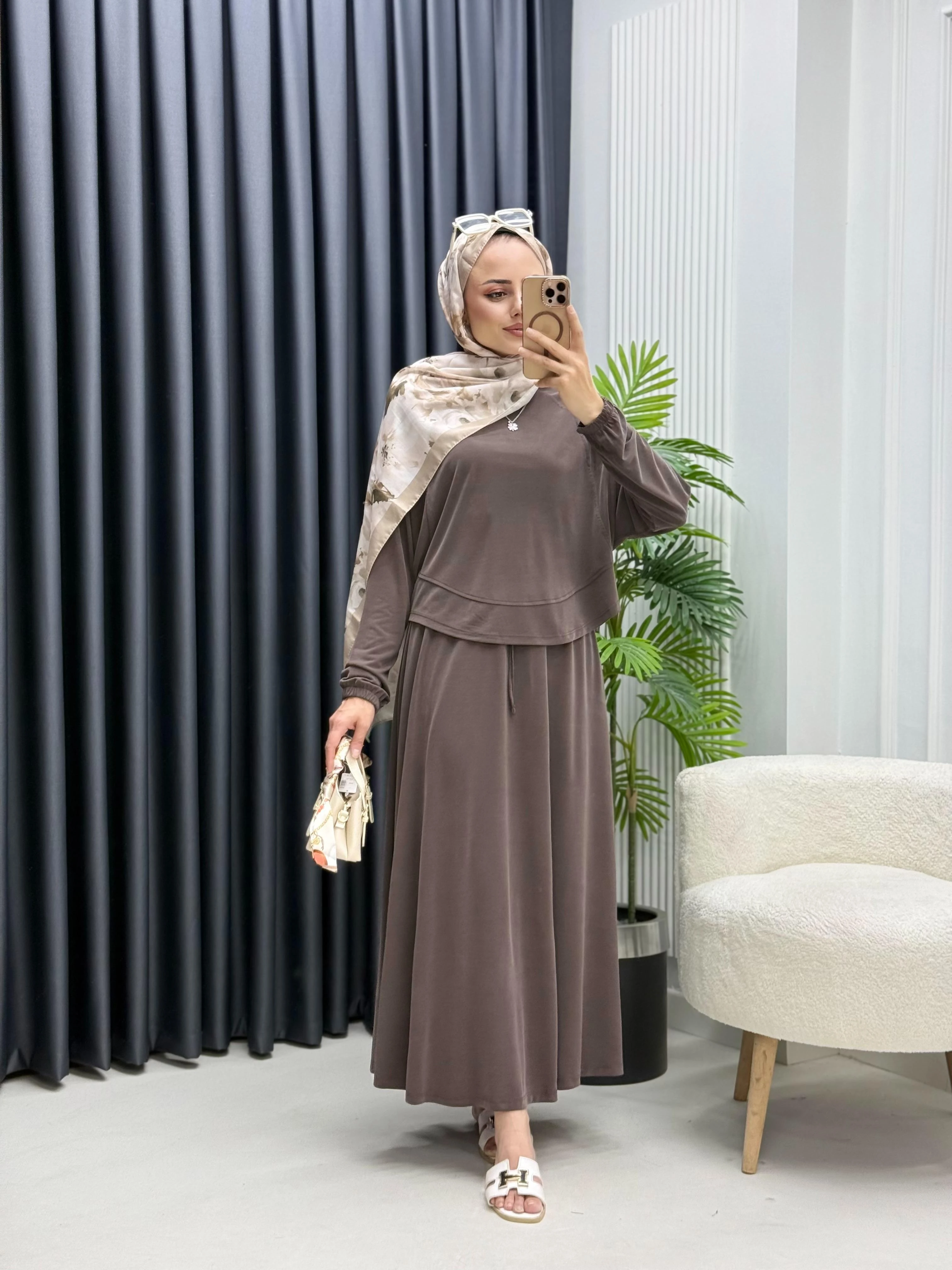 Yarasa Form Etekli Takım