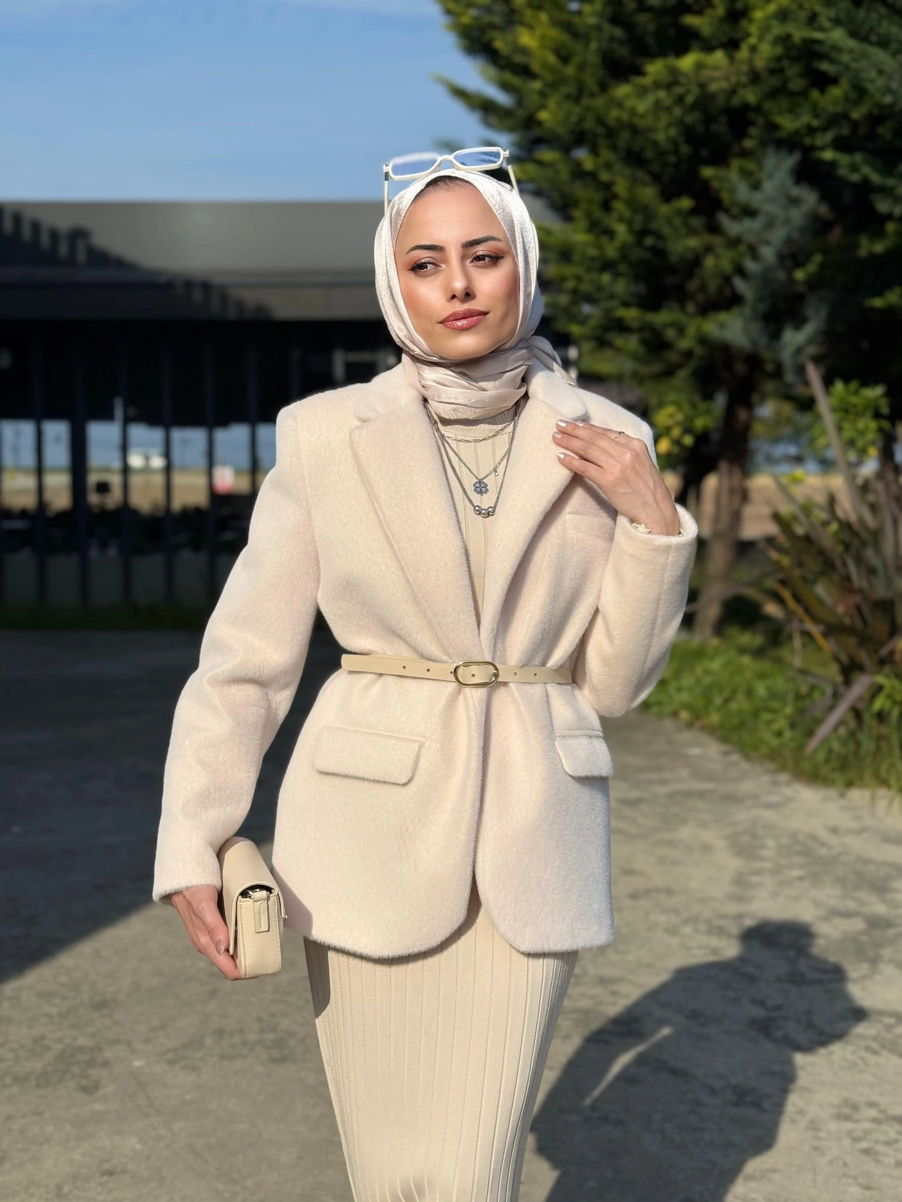 Astarlı Peluşlu Ceket 