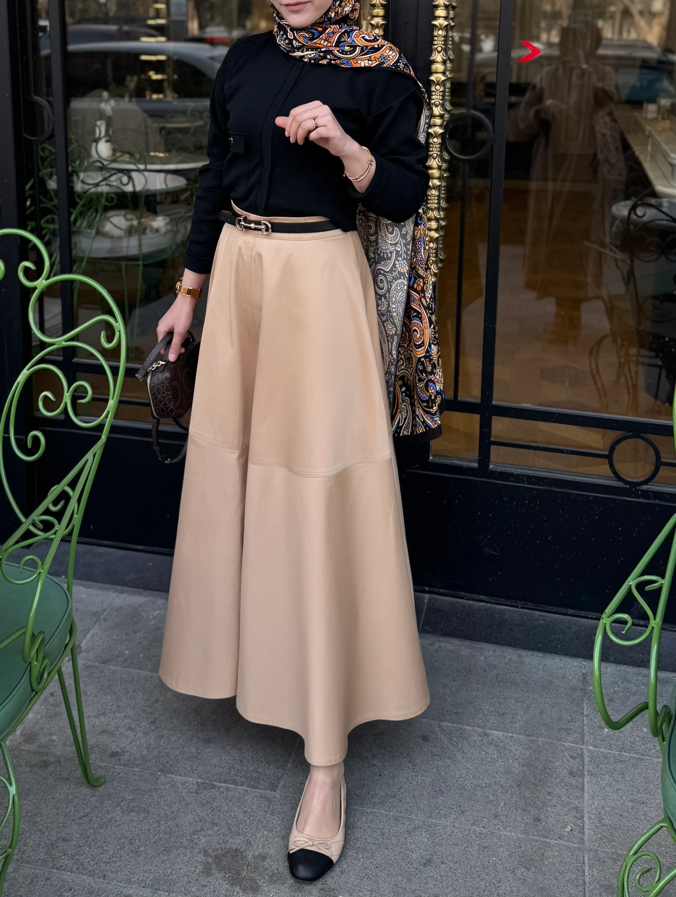 Arya – Parçalı Kloş Etek