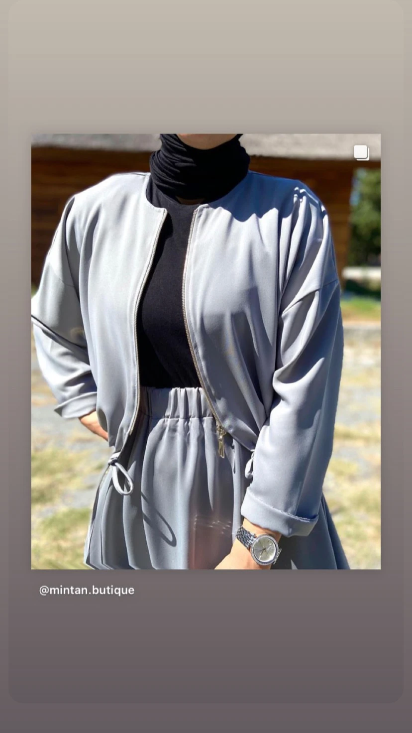 Essence – Gri Etek Ceket Takım