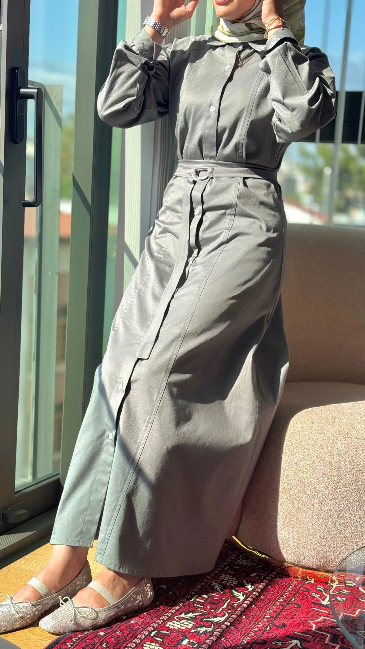 Thalia – Antrasit Elbise