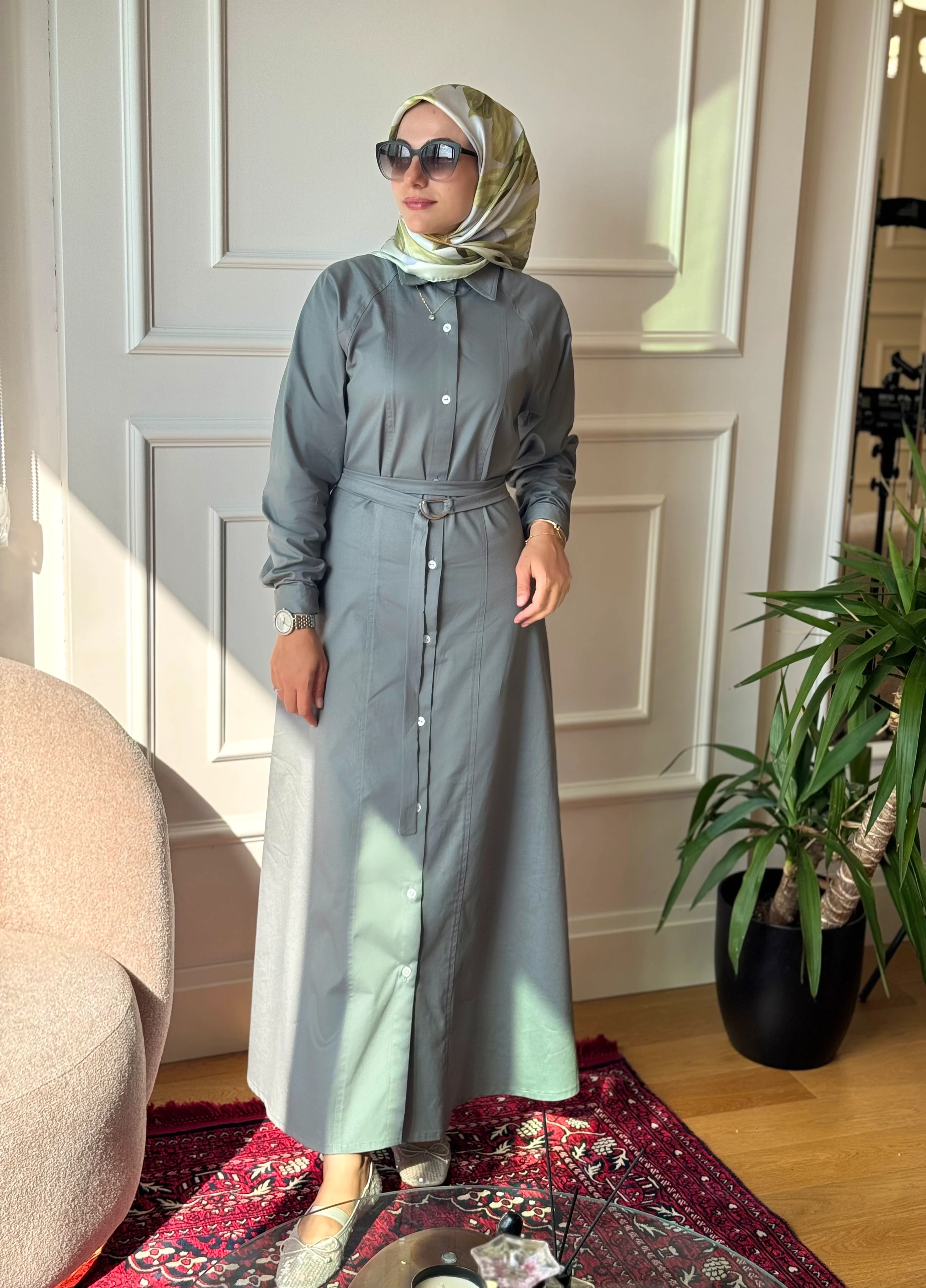 Thalia – Antrasit Elbise