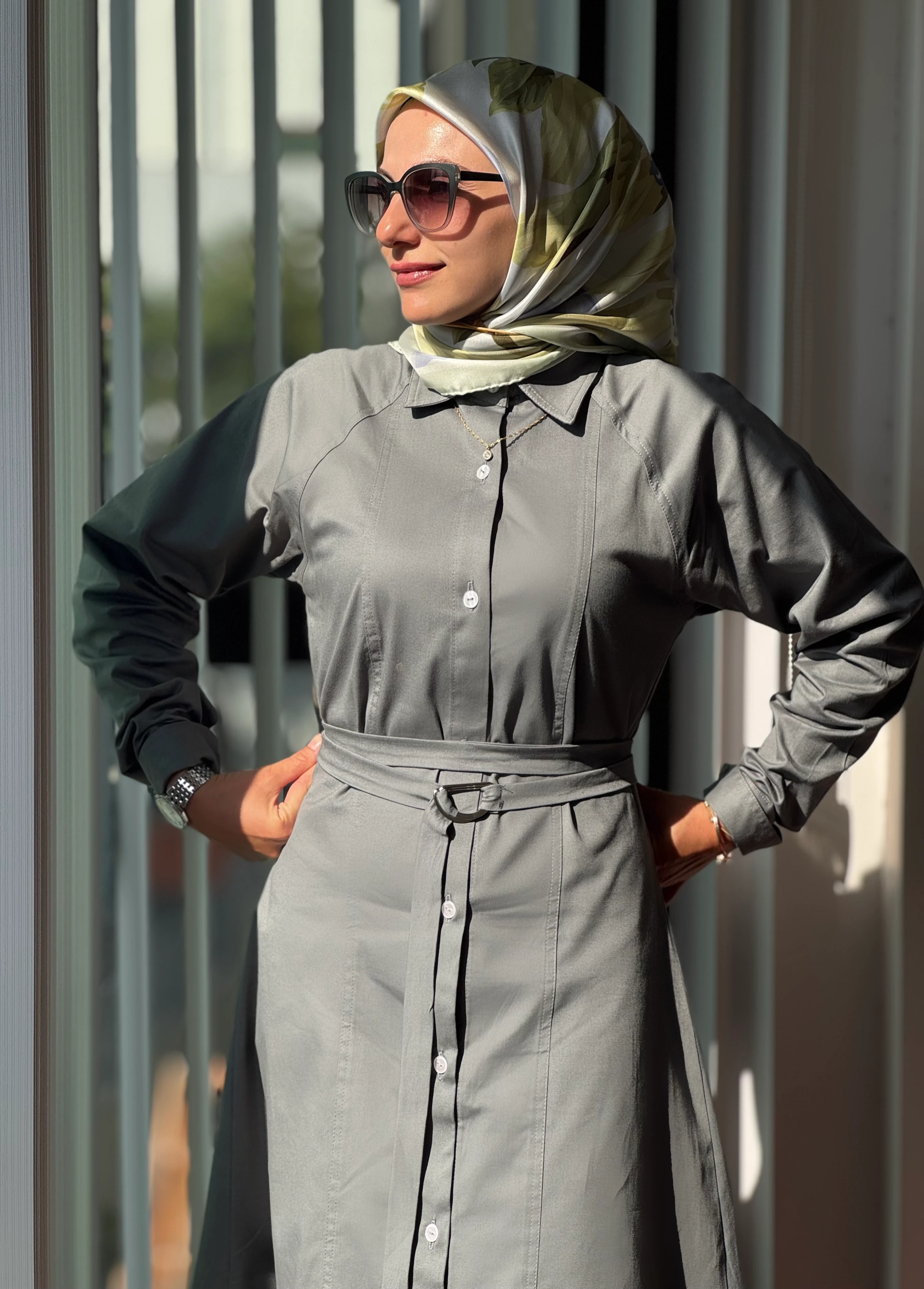 Thalia – Antrasit Elbise