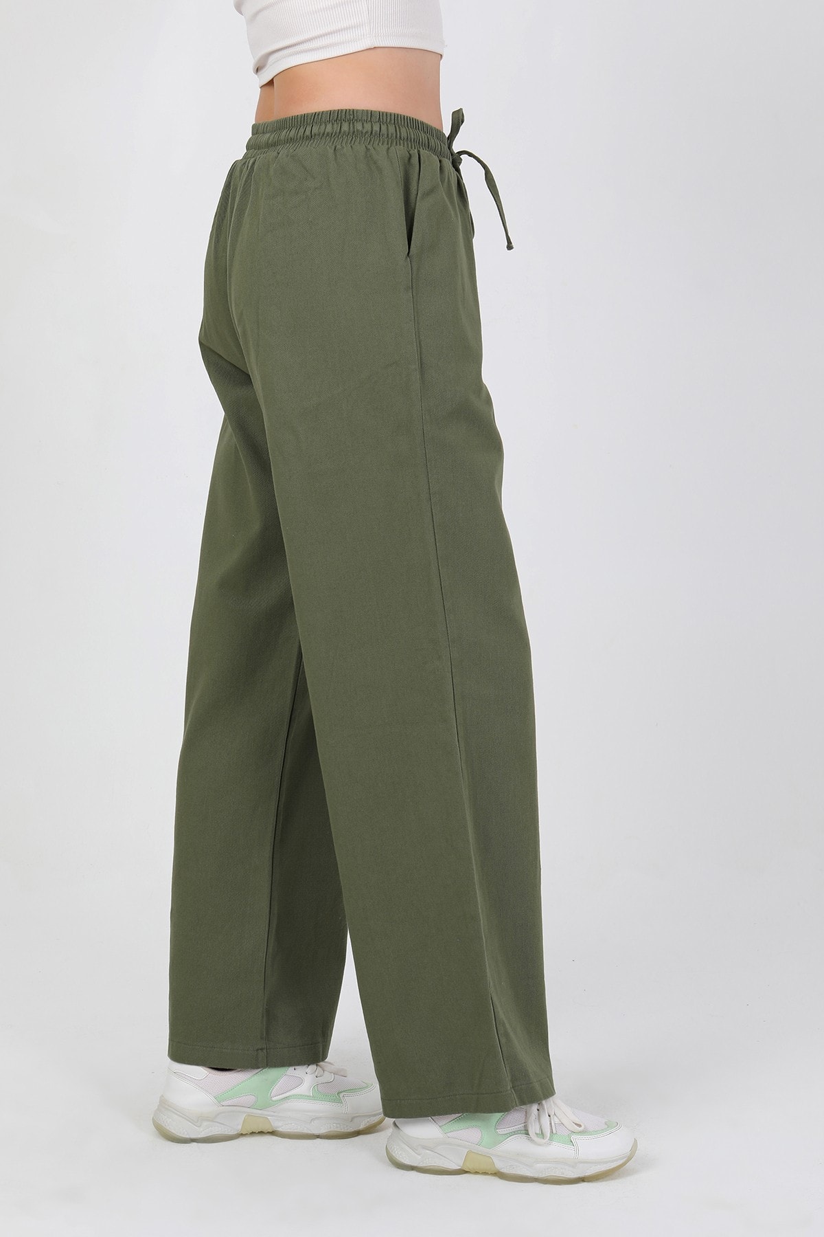 Rovira İplik Detay Gabardin Pantolon TNS-4157