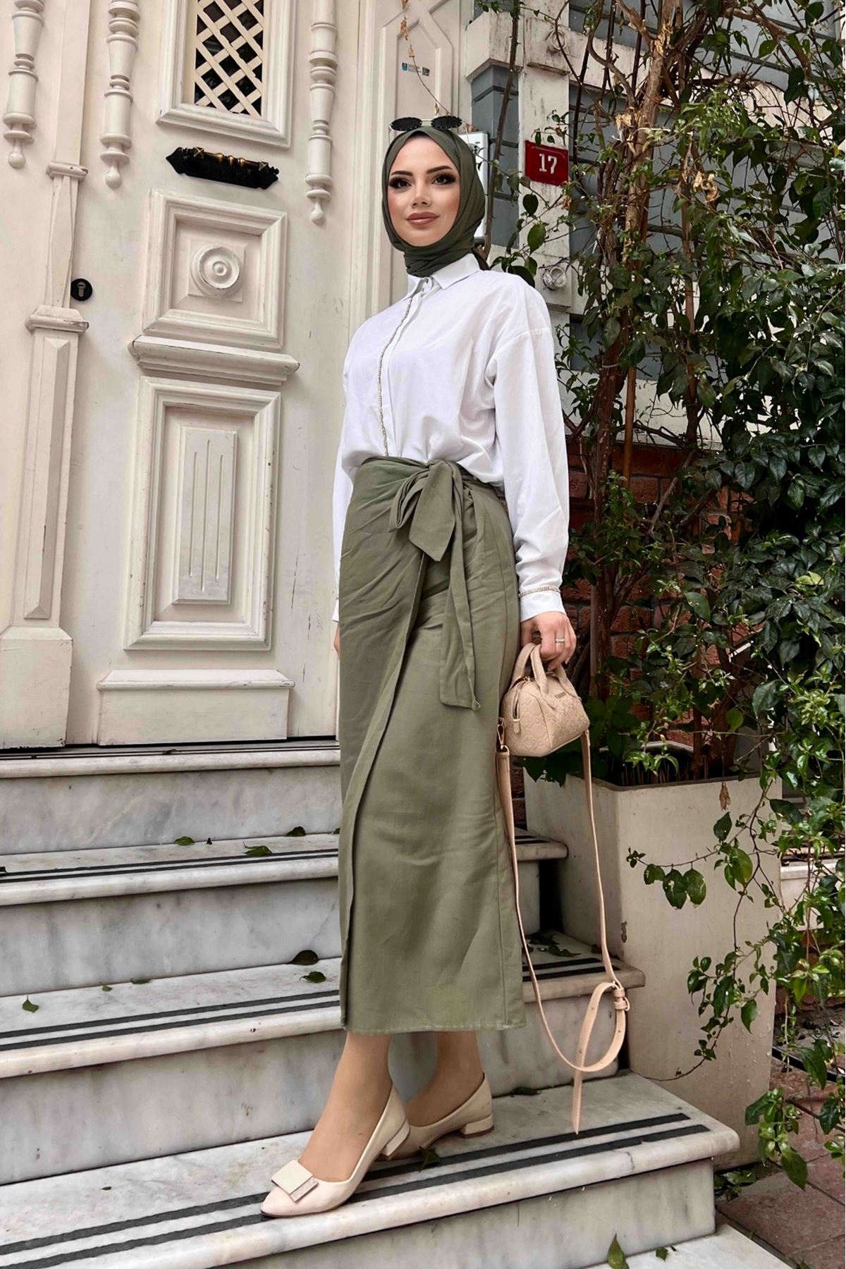 Zyran Bağlamalı Etek TNS-4183