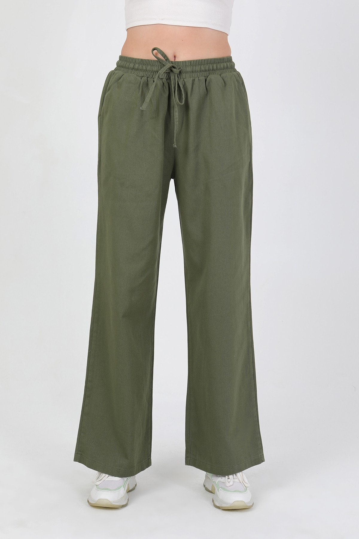 Rovira İplik Detay Gabardin Pantolon TNS-4157