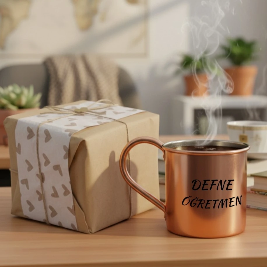 1 ADET ÖZEL İŞLEMELİ KUPA BARDAK(HEDİYE PAKETLİ ÖZEL ÜRÜN)