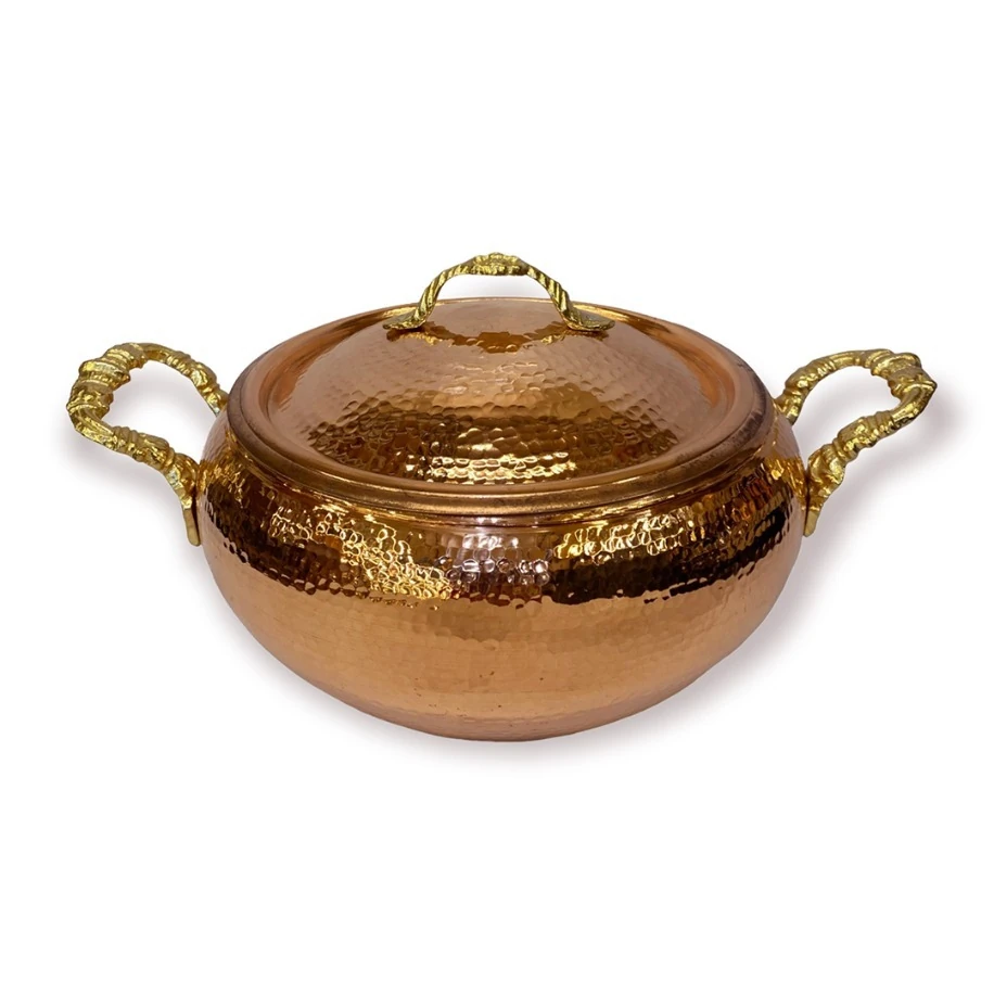 Dövme Bakır Trabzon Güveci 22 cm