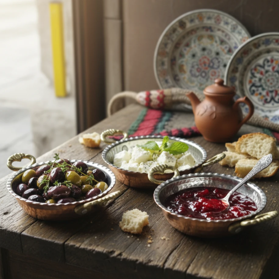 3'lü Takım Mini Kahvaltılık&Sunumluk