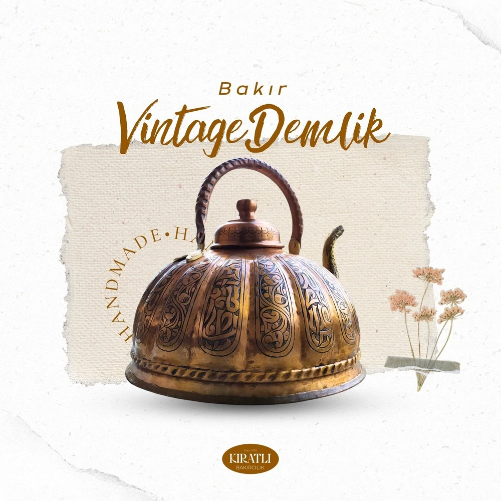 BAKIR BÜYÜK ÇAYDANLIK(TÜRKİYE'DE TEK)