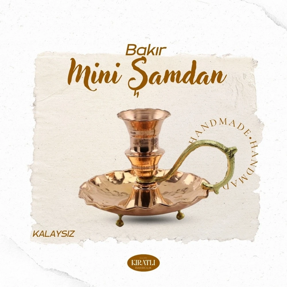BAKIR MUMLUK(KALAYSIZ-ORJİNAL BAKIR RENK)