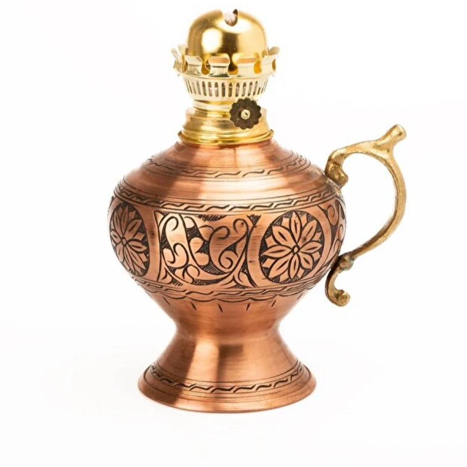 El İşçiliği Bakır Gaz Lambası | Otantik & Dekoratif