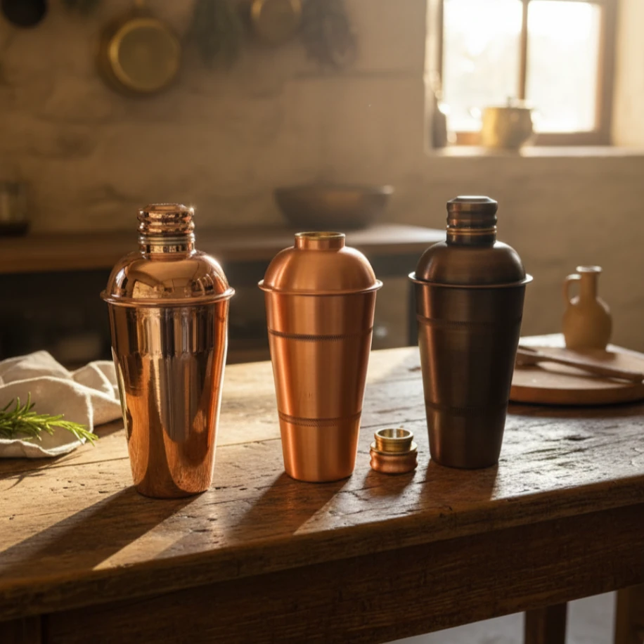 BAKIR MATARA&TERMOS 1 Lt. (3 RENK)