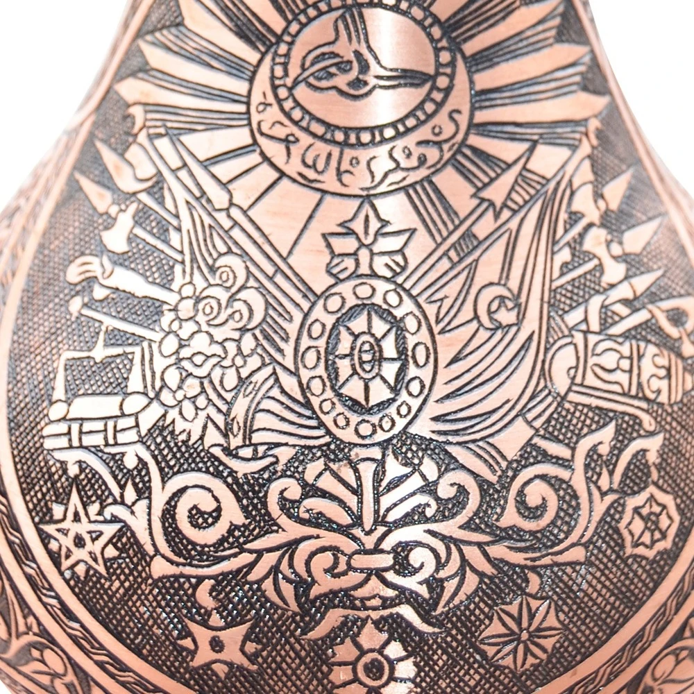 EL İŞLEME BAKIR OSMANLI SÜRAHİ