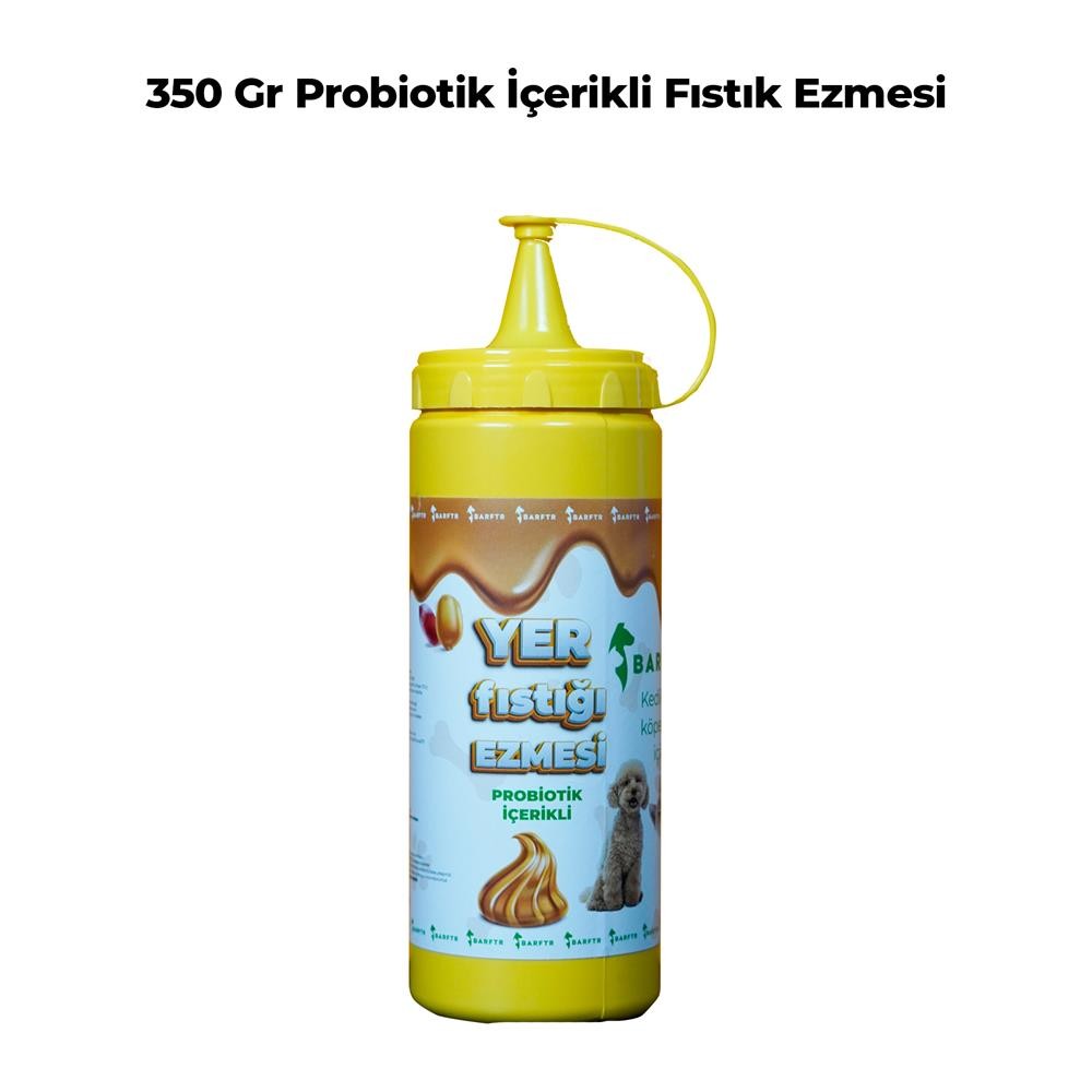 Fıstık Ezmesi Probiotik İçerikli 350 Gram %100 Doğal kedi Köpek Ödül Maması