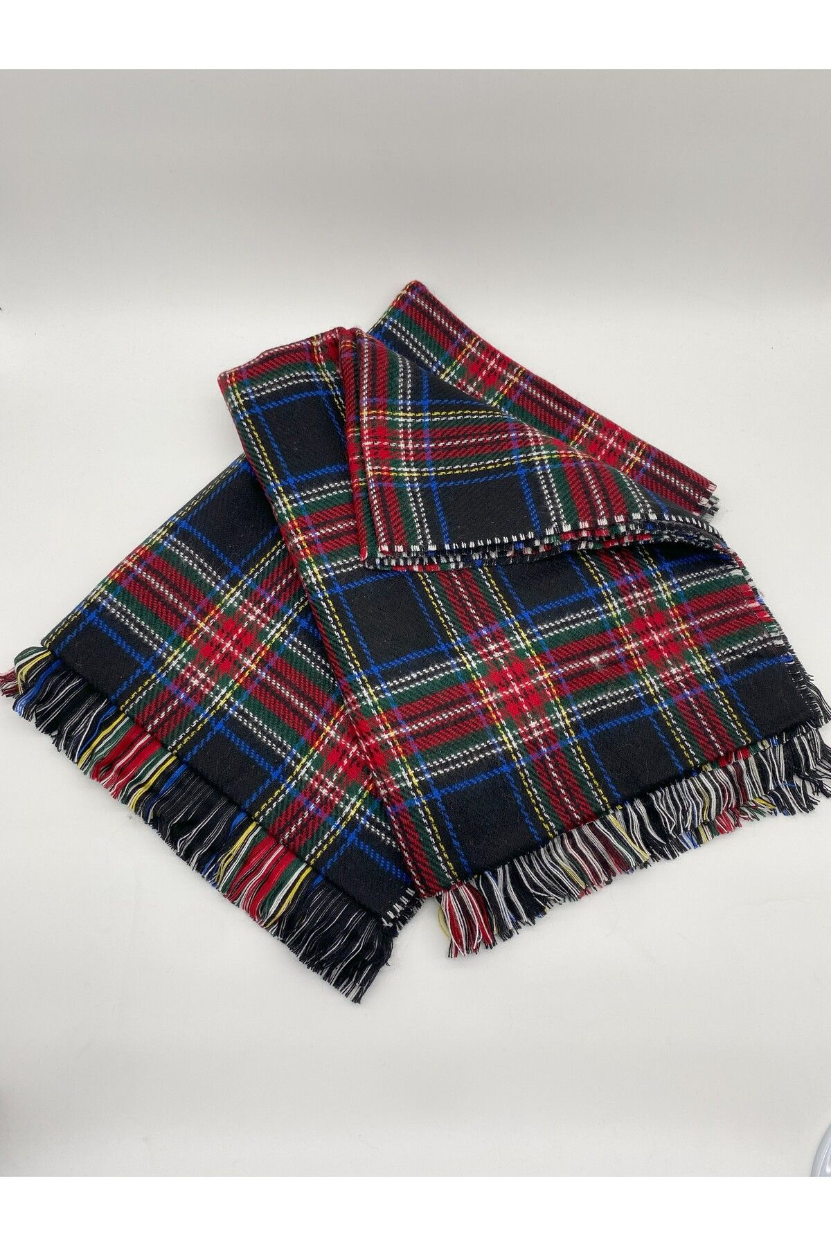 Kahverengi Desenli Şal