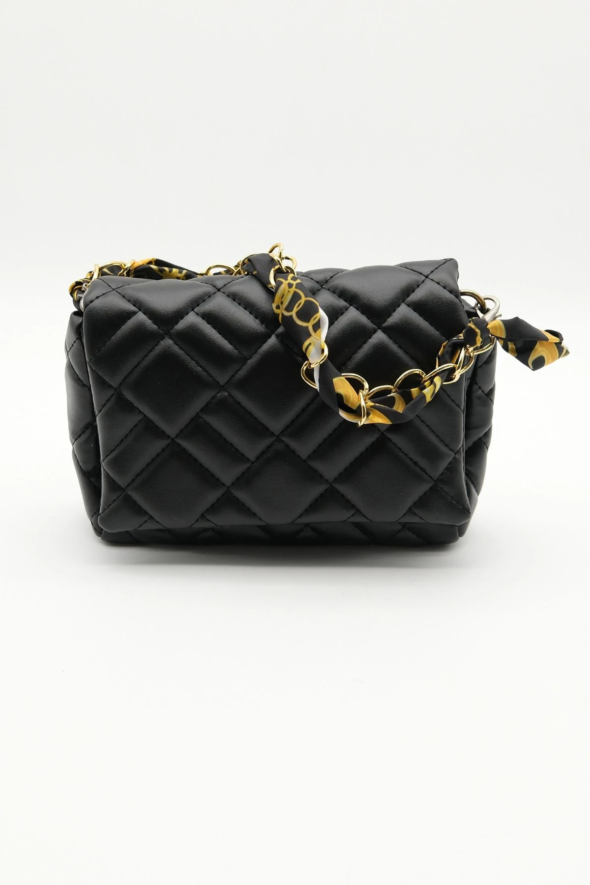 Siyah Renk Kurdele Detay Çanta