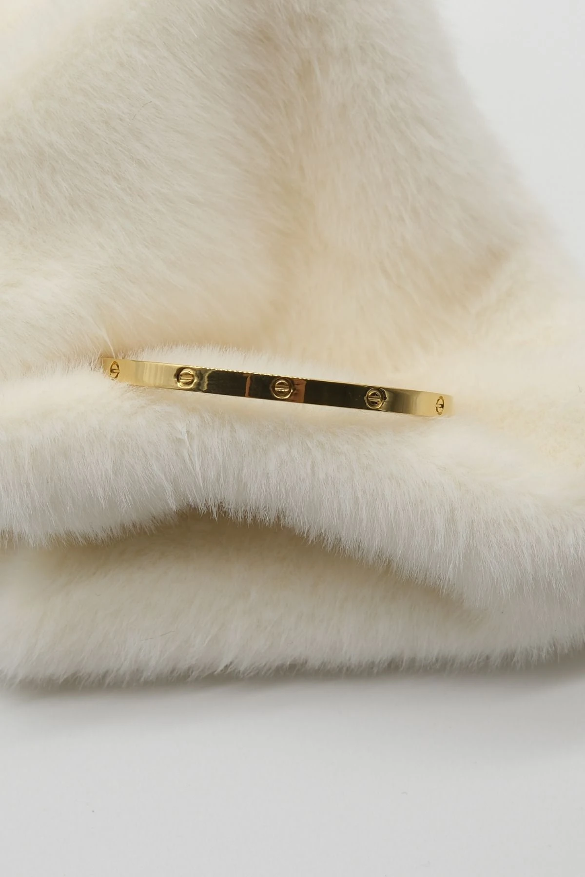 Gold Renk Zirkon Taş Detay  Bileklik