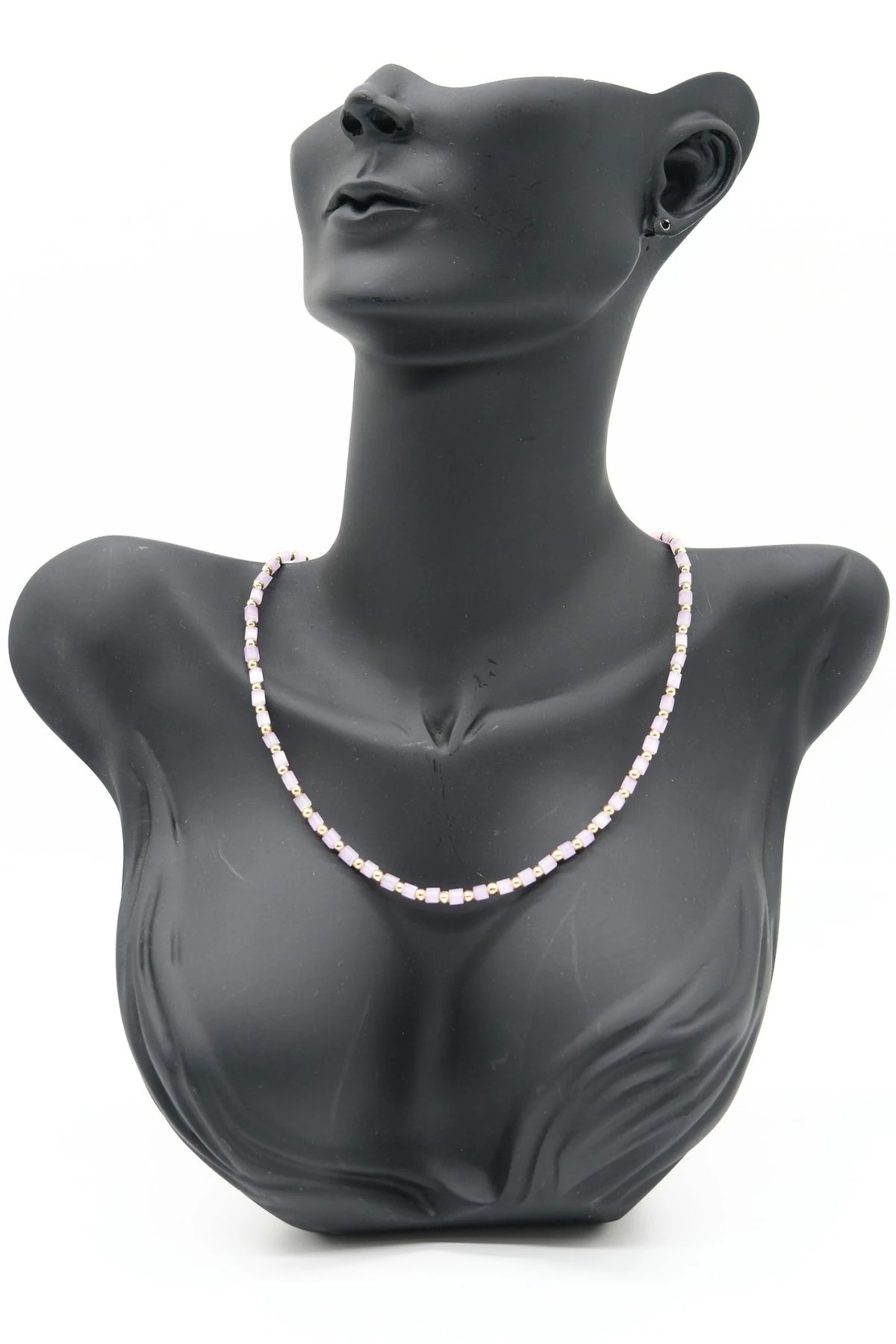 Dorika Toplu Kesme Boncuk Kolye