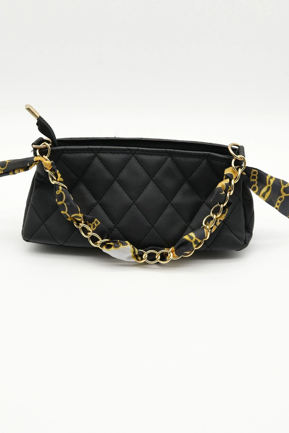 Siyah Renk Kurdele Detay Çanta