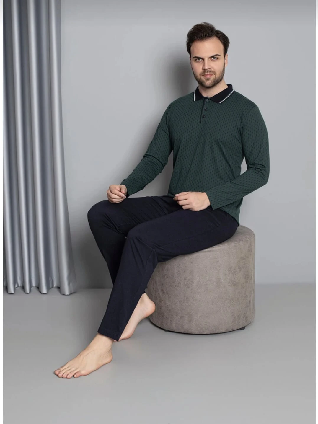 POLO YAKA PİJAMA TAKIMI